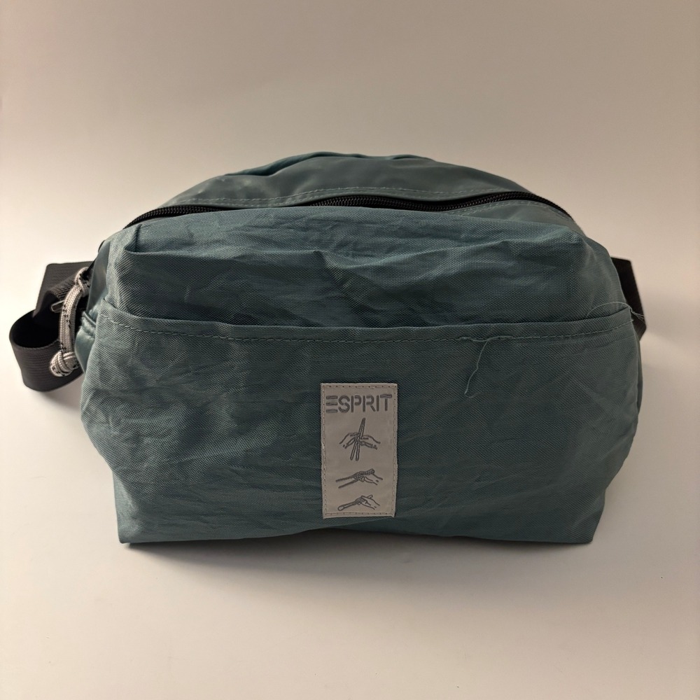 VTG Esprit Fanny Pack Hip Pack Butt pack Womens OS Blue Gorpcore Hip Bag Y2K